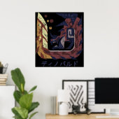 Monster Hunter World Iceborne Glavenus Kanji Ico Poster (Thuiskantoor)