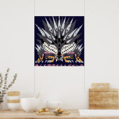 Monster Hunter World Iceborne Ruiner Nergigante Ka Poster (Keuken)