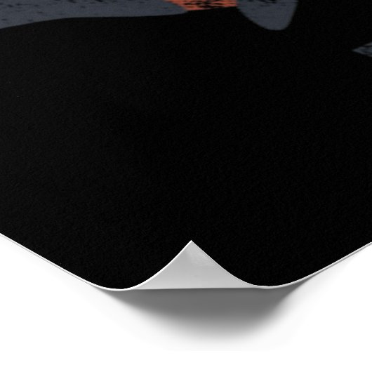 Monster Hunter World Rathalos Kanji Icon Poster (Hoek)