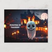 Monster Illustratie Halloween Briefkaart (Voorkant)
