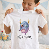 Monster-in-charge Grootste broer en zus T-shirt