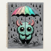 Monster in de regen planner (Voorkant)