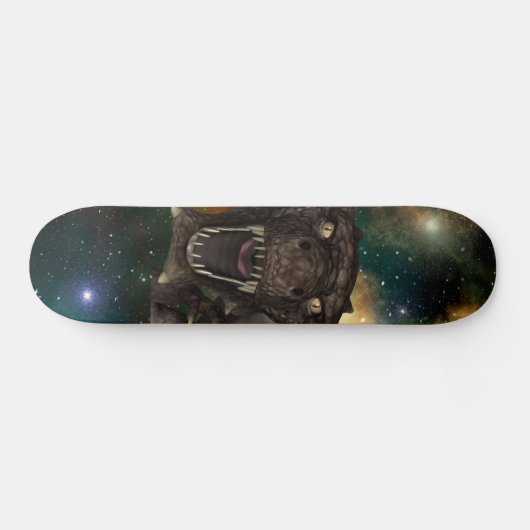 Monster in de ruimte persoonlijk skateboard (Horizontaal)