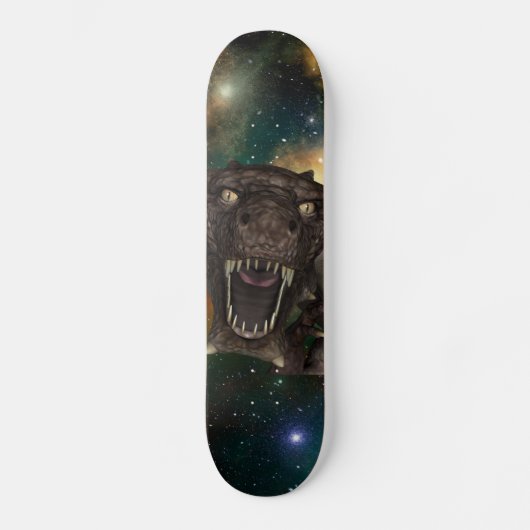 Monster in de ruimte persoonlijk skateboard (Voorkant)