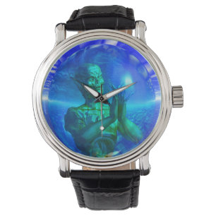 Monster in een Bubble Horloge