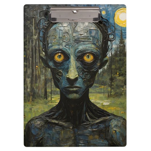 Monster in het bos klembord (Voorkant)