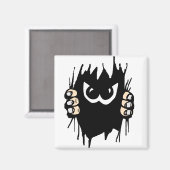 Monster in mijn magneet! magneet (Voorkant / Achterkant)
