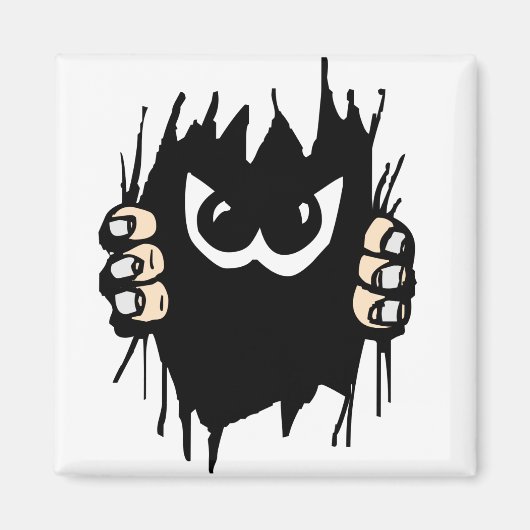 Monster in mijn magneet! magneet (Voorkant)