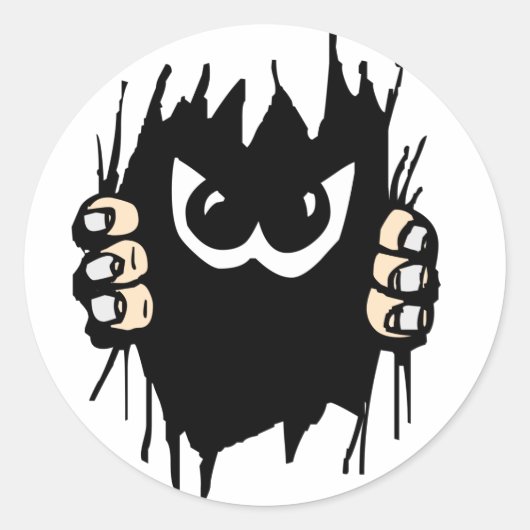 Monster in mijn sticker (Voorkant)