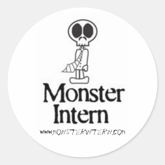 Monster Intern Stickers (Voorkant)