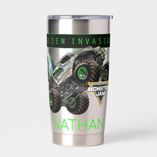 Monster Jam Alien Invasion & Logo Geïsoleerde Drinkbeker (Links)