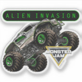 Monster Jam Alien Invasion & Logo Sticker (Voorkant)