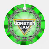 Monster Jam Alien Invasion Metalen Ornament (Achterkant)