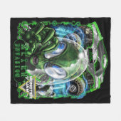 Monster Jam Alien Invasion-pictogram Fleece Deken (Voorkant (Horizontaal))