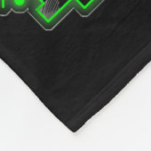 Monster Jam Alien Invasion-pictogram Fleece Deken (Hoek)