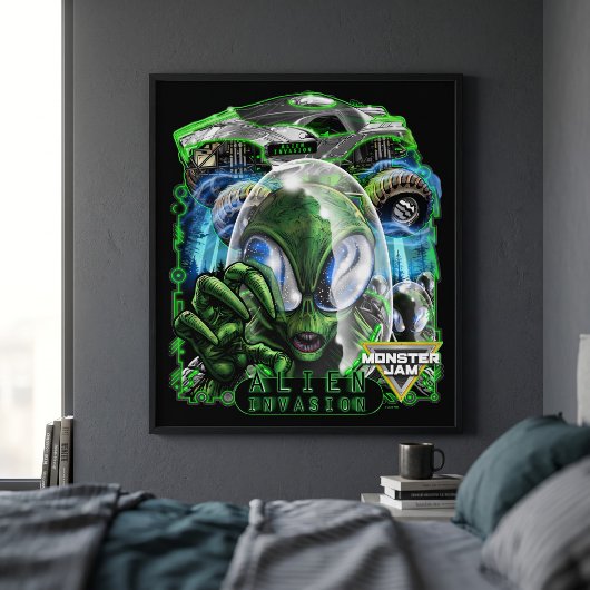 Monster Jam Alien Invasion Poster