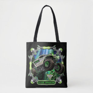 Monster Jam Alien Invasion Tote Bag