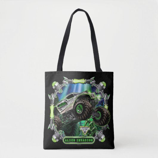 Monster Jam Alien Invasion Tote Bag (Voorkant)