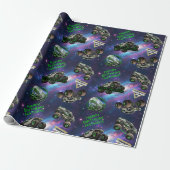 Monster Jam - Alien Invasion Verjaardag Cadeaupapier (Uitgerold)