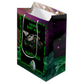 Monster Jam - Alien Invasion Verjaardag Medium Cadeauzakje (Voorkant Gekanteld)