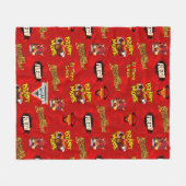 Monster Jam El Toro Loco Fleece Deken (Voorkant (Horizontaal))