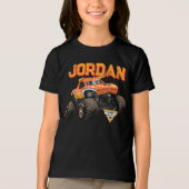 Monster Jam El Toro Loco - Gepersonaliseerd Tri-Blend Shirt (Voorkant)