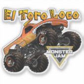 Monster Jam El Toro Loco Sticker (Voorkant)