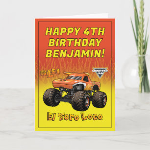 Monster Jam - El Toro Loco Verjaardag Kaart