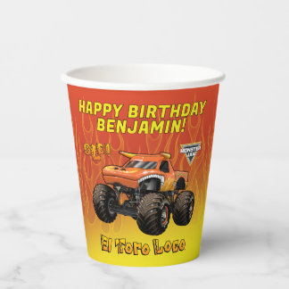 Monster Jam - El Toro Loco Verjaardag Papieren Bekers