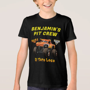 Monster Jam - El Toro Loco Verjaardag Pit Crew Tri-Blend Shirt