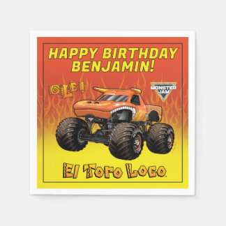 Monster Jam - El Toro Loco Verjaardag Servet