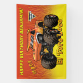 Monster Jam - El Toro Loco Verjaardag Spandoek (Verticaal)