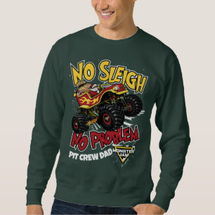 Monster Jam "Geen slee, geen probleem" Santa-vrach Trui