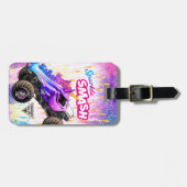 Monster Jam Glitter Smash Bagagelabel (Voorkant horizontaal)