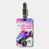 Monster Jam Glitter Smash Bagagelabel (Voorkant verticaal)