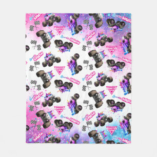 Monster Jam Glitter Smash Fleece Deken