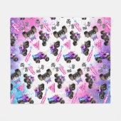 Monster Jam Glitter Smash Fleece Deken (Voorkant (Horizontaal))