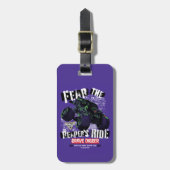 Monster Jam Grave Digger Bagagelabel (Voorkant verticaal)