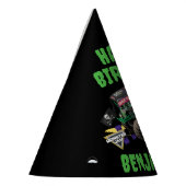 Monster Jam Grave Digger Gefeliciteerd met je verj Feesthoedjes (Links)
