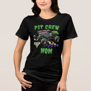 Monster Jam Grave Digger Pit Crew Moeder Tri-Blend Shirt