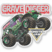 Monster Jam Grave Digger Sticker (Voorkant)