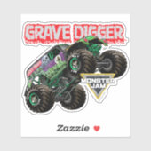Monster Jam Grave Digger Sticker (Vel)