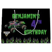 Monster Jam Grave Digger Verjaardag Groot Cadeauzakje (Voorkant)
