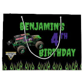 Monster Jam Grave Digger Verjaardag Groot Cadeauzakje (Achterkant)