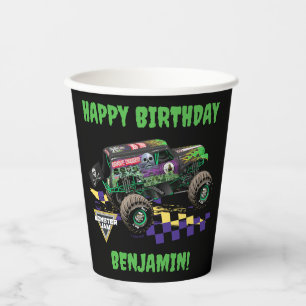 Monster Jam Grave Digger Verjaardag Papieren Bekers