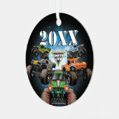Monster Jam-groep Metalen Ornament (Voorkant links)