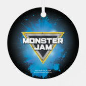 Monster Jam-groep Metalen Ornament (Achterkant)