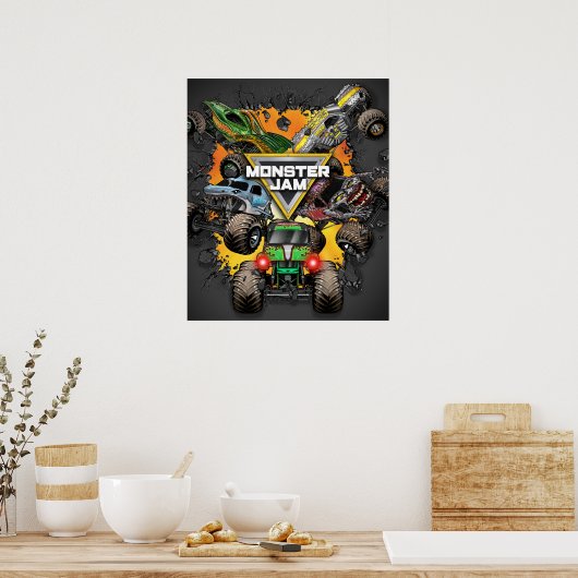 Monster Jam-groep Poster (Keuken)
