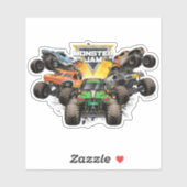 Monster Jam-groep Sticker (Vel)