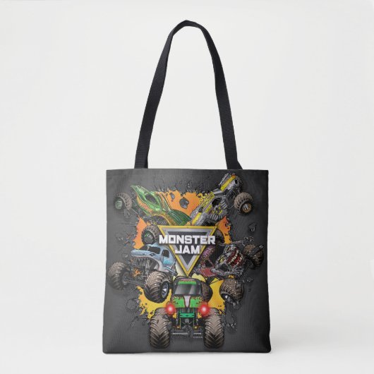 Monster Jam-groep Tote Bag (Voorkant)